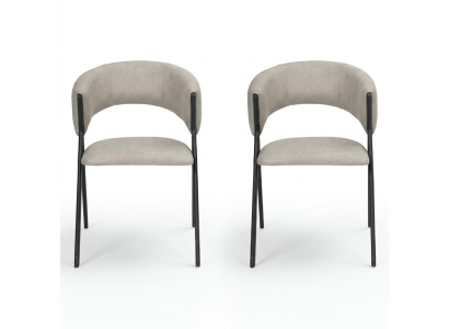Esszimmer Luxus Designer Stil Modern 2x Stühle Polstersitz Einrichtung Neu