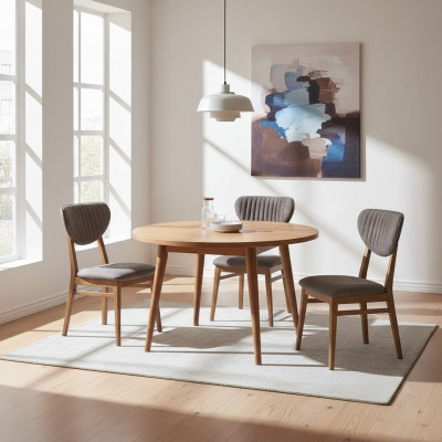 Design Stuhl Sessel Set Esszimmer Garnitur Polster 4x Stühle Design