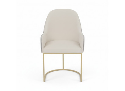 Weißer Polsterstuhl Esszimmerstuhl Küchenstühle Designer Sitzmöbel Neu