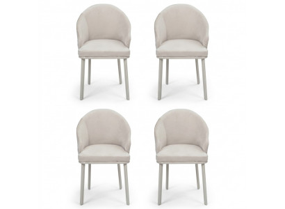 Esszimmerstuhl Weiß 4x Stühle Esszimmer Modern Stuhle Holz Design neu