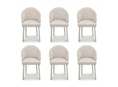 Esszimmerstuhl Weiß 6x Stühle Esszimmer Modern Stuhle Holz Design neu