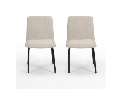 Weiße Polsterstühle Designer 2x Esszimmerstühle Moderne Küchenstühle