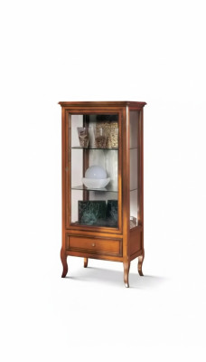 Vitrine Holz Schrank Klassische Vitrinen Holz Design Wohnzimmer Neu