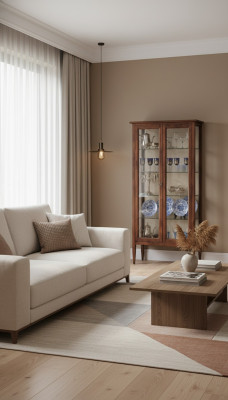 Vitrinen Glas Schrank Braun Wohnzimmer Holz Anrichte Luxus Möbel Italien