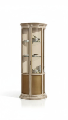 Vitrine Esszimmer Anrichte Echtholz Italienische Möbel Glas Schrank Neu