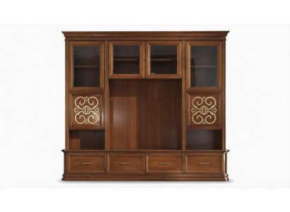 Wandschrank Wohnwand RTV Designer Möbel Wohnzimmer Italienische Neu