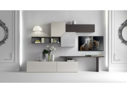 TV Schrank Italienische Möbel Wohnzimmer Luxus Sideboard Wohnwand Holz