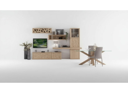 Wohnwand Holz Stil Klassische Italienische Wohnzimmer Möbel Schrank
