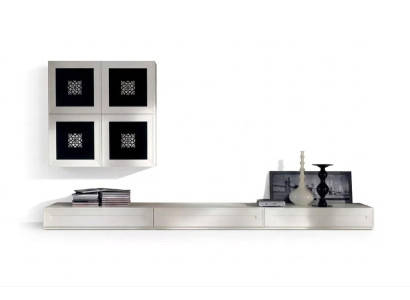 Moderne Wohnwand Set Sideboard Wohnzimmer Wandschrank Einrichtung