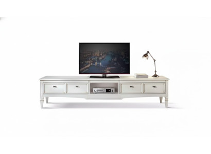 Wohnzimmer Ständer Möbel rtv Fernseher Sideboard Stil Weiß Luxus Holz
