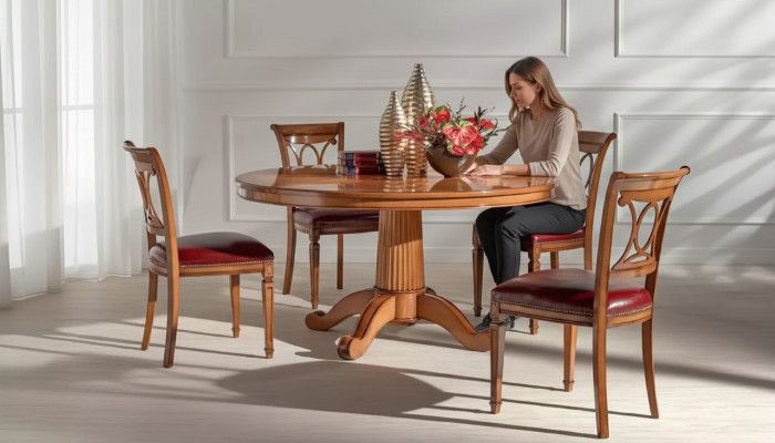 Esstisch 4x Stühle Esszimmer Set Gruppe Garnitur Tisch Sitzgruppe 5tlg.