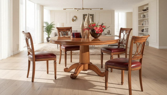 Esstisch 4x Stühle Esszimmer Set Gruppe Garnitur Tisch Sitzgruppe 5tlg.