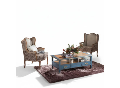 Set 2x Sessel Wohnzimmer Tisch Sofa Luxus Couchtisch Beistell 3tlg Neu