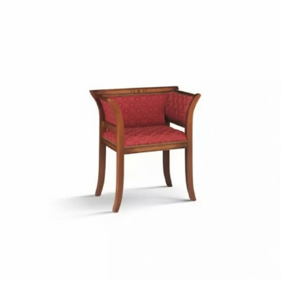 Esszimmer Holz Stuhl mit Armlehne Klassisch Neu Design Polster Sitz