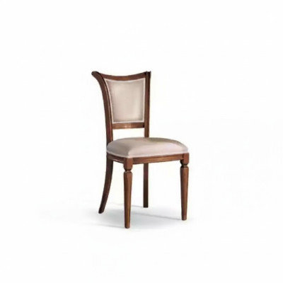 Esszimmerstuhl Stuhl Sessel Sitzer Esszimmer Holz Klassisch Luxus Grau