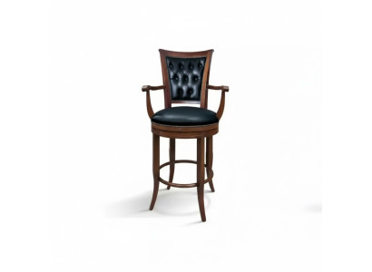 Barhocker Stuhl Sessel Kunstleder Klassisch Möbel Chesterfield Polster