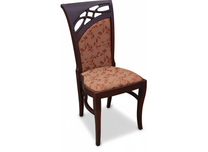 Stuhl Designer Lehnstuhl Polster Stühle Gastro Esszimmer Stoff Möbel Neu