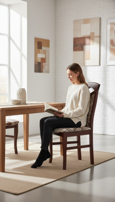 Klassische Stühle Designer Stuhl Holzstuhl Luxus Sessel Esszimmerstuhl