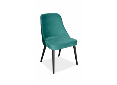 Esszimmer Stühle Stoff Stuhl Sitz Polster Holzstuhl Grün Holz Modern Neu
