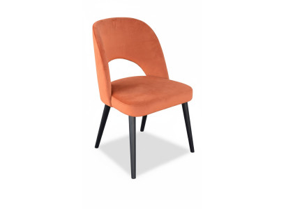 Luxus Design Polster Stuhl Esszimmerstuhl Sitz Lehn Esszimmer Holz Neu