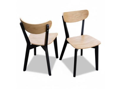 Stuhl Braun Luxus Esszimmer Holz Modern Möbel Design Elegantes Neu