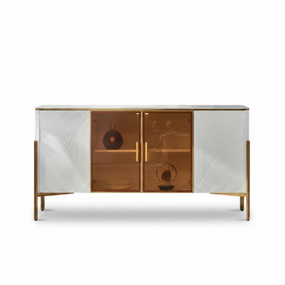 Kommode Regale Design Wohnzimmer Möbel Holz Neu Sideboard Schrank