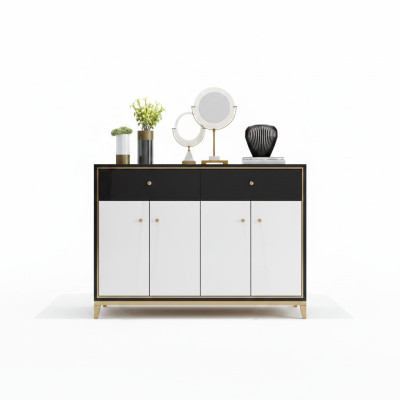 Kommode Schrank Sideboard Weiß Modern Kommoden Esszimmer Holz Luxus Neu