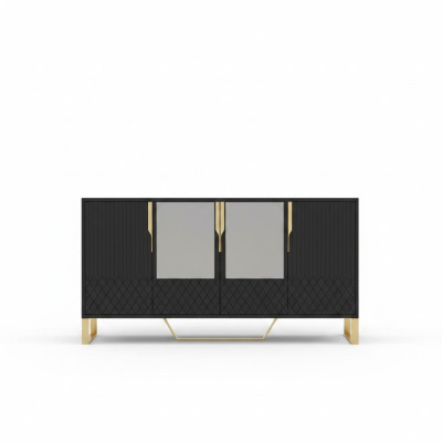 Sideboard Holz Wohnzimmer Anrichte Möbel Kommode Schrank Modern Neu