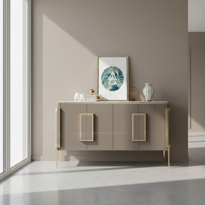 Luxus Modern Stil Kommode Sideboard Kommoden Holz Schrank Anrichte