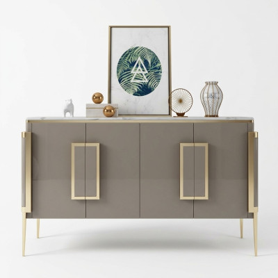 Luxus Modern Stil Kommode Sideboard Kommoden Holz Schrank Anrichte