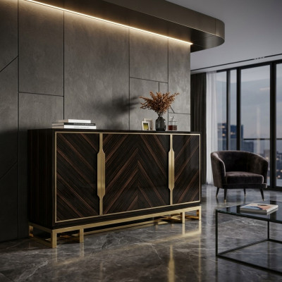 Kommode Sideboard Schrank Luxus Schrank Regal Möbel Holzschrank Neu