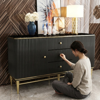 Möbel Wohnzimmer Kommoden Sideboard Luxus Holz Schrank Designer Neu