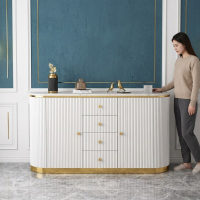 Sideboard Kommode Anrichte Weiß Sideboards Holz Schrank Möbel Kommoden