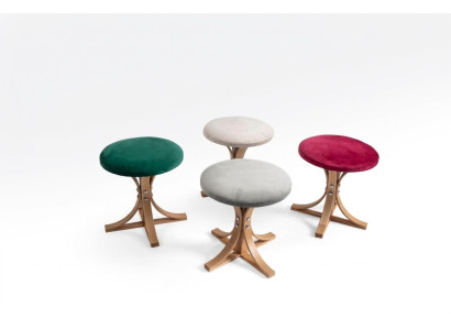 Modern Designer 4x Hocker Komplett Möbel Wohnzimmer Luxus Einrichtung