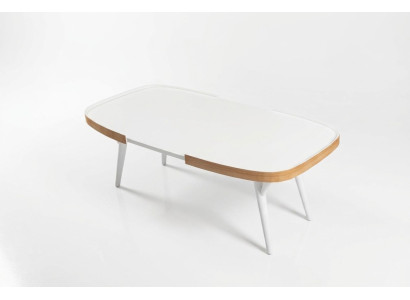 Holz Weiß Couchtisch Wohnzimmer Designer Modern Einrichtung 