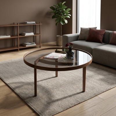 Couchtisch Luxus Wohnzimmer Beistelltisch Designer Einrichtung Glastisch