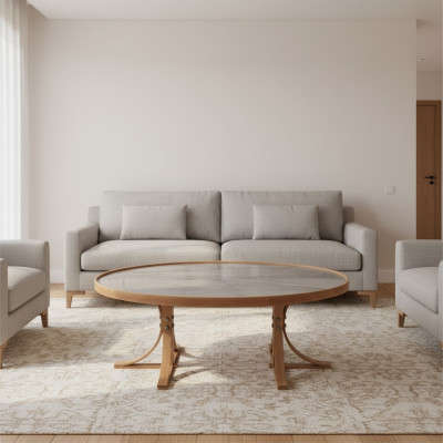 Luxus Wohnzimmer Couchtisch Holz Kaffee Tisch Einrichtung Modern Möbel