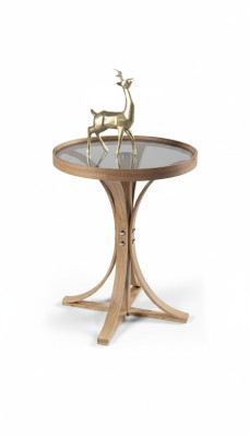 Couchtisch 50x62 cm Wohnzimmertisch Luxus Glastisch Kaffeetisch Designer