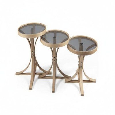 Wohnzimmer Set 3tlg Komplett 3x Couchtische Luxus Kaffeetisch Einrichtung
