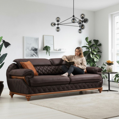 Wohnzimmer Polstersofas Modern Dreisitzer Sofa Couch Luxus Polster Möbel
