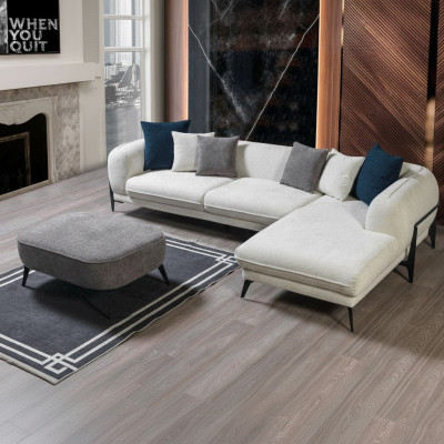 Wohnzimmer Ecksofa L-Form Polstersofas Luxus Modern Möbel Sofa Couch