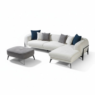 Wohnzimmer Ecksofa L-Form Polstersofas Luxus Modern Möbel Sofa Couch