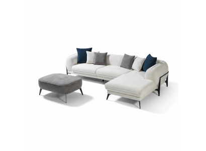 Wohnzimmer Ecksofa L-Form Polstersofas Luxus Modern Möbel Sofa Couch