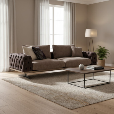 Luxus Wohnzimmer Sofa Dreisitzer Couch Modern Design Polstersofas Neu