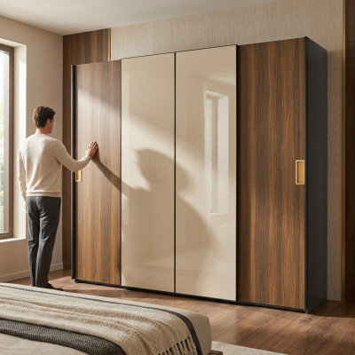 Kleiderschrank Luxus Neu Schlafzimmer Modern Schrank Holz Möbel Design