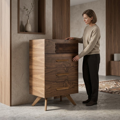 Modern Schlafzimmer Kommode Design Luxus Stil Holzschrank Neu Möbel