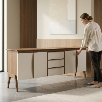 Design Luxus Möbel Sideboard Esszimmer Kommodenschrank Stil Modern
