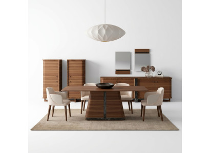 Luxus Essgruppe Komplett 10tlg Esstisch Design Sideboard Esszimmer 2x Schrank