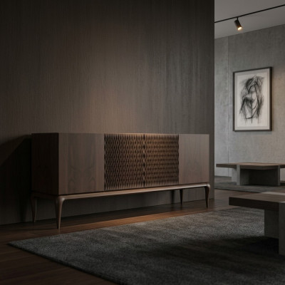 Esszimmer Sideboard Luxus Einrichtung Modern Design Holzschrank Neu Möbel