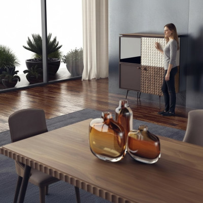 Esszimmer Design Kommode Luxus Einrichtung Holzschrank Möbel Neu